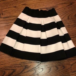 High waisted mini skirt